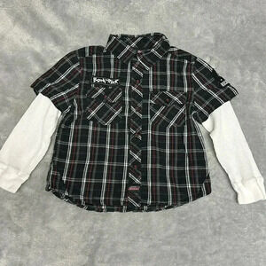 Dickies - Born to Rock - Button down Shirt. Size 24 months